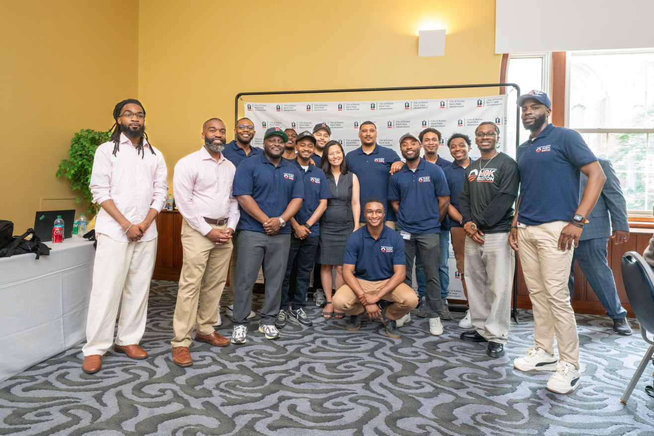 Staff from the City's Office of Black Male Advancement