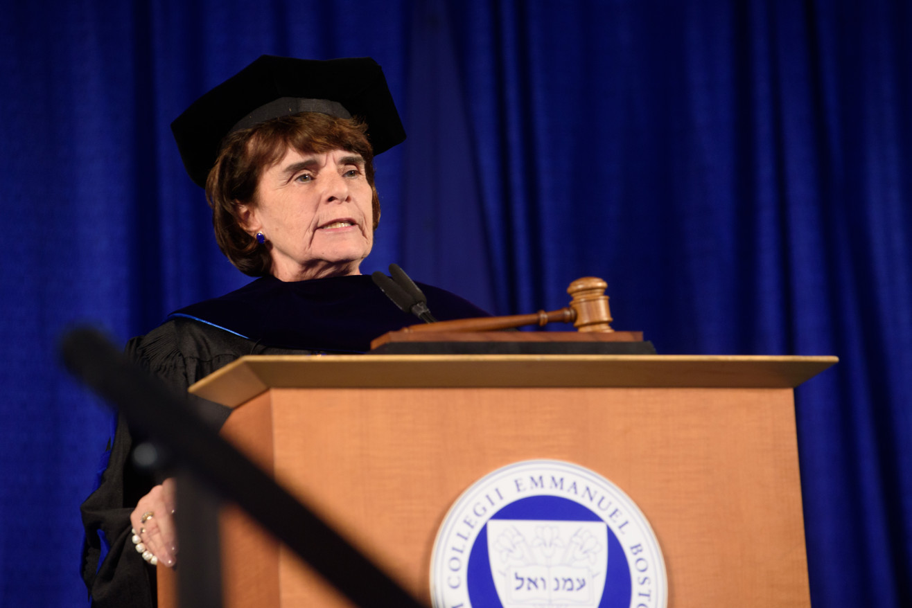 Commencement speaker Marian Ryan