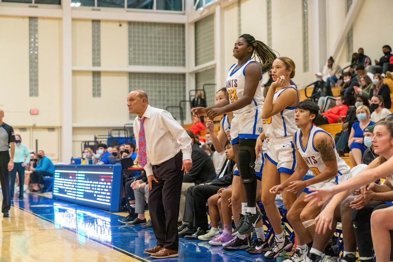 coach Andy Yosinoff on the sidelines