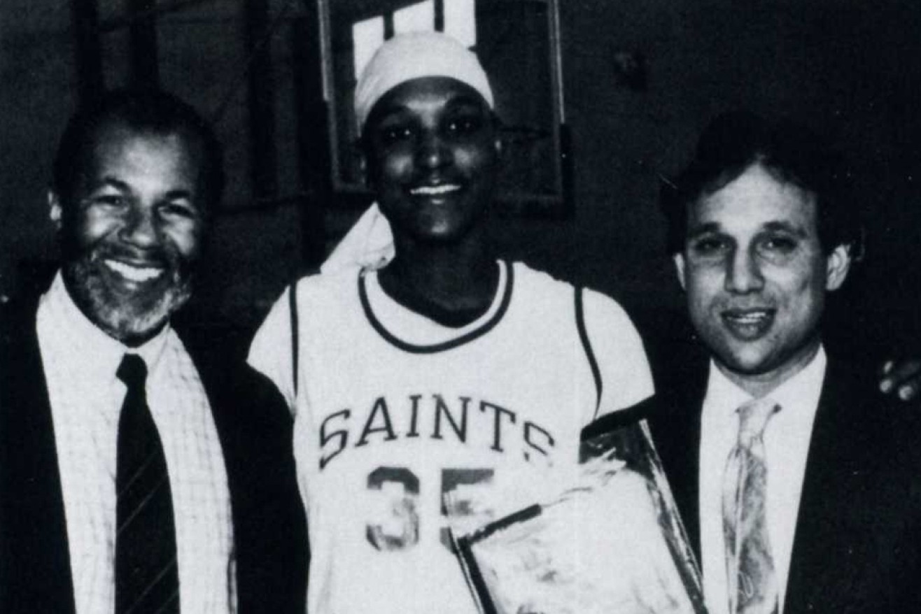 Andy with previous athlete